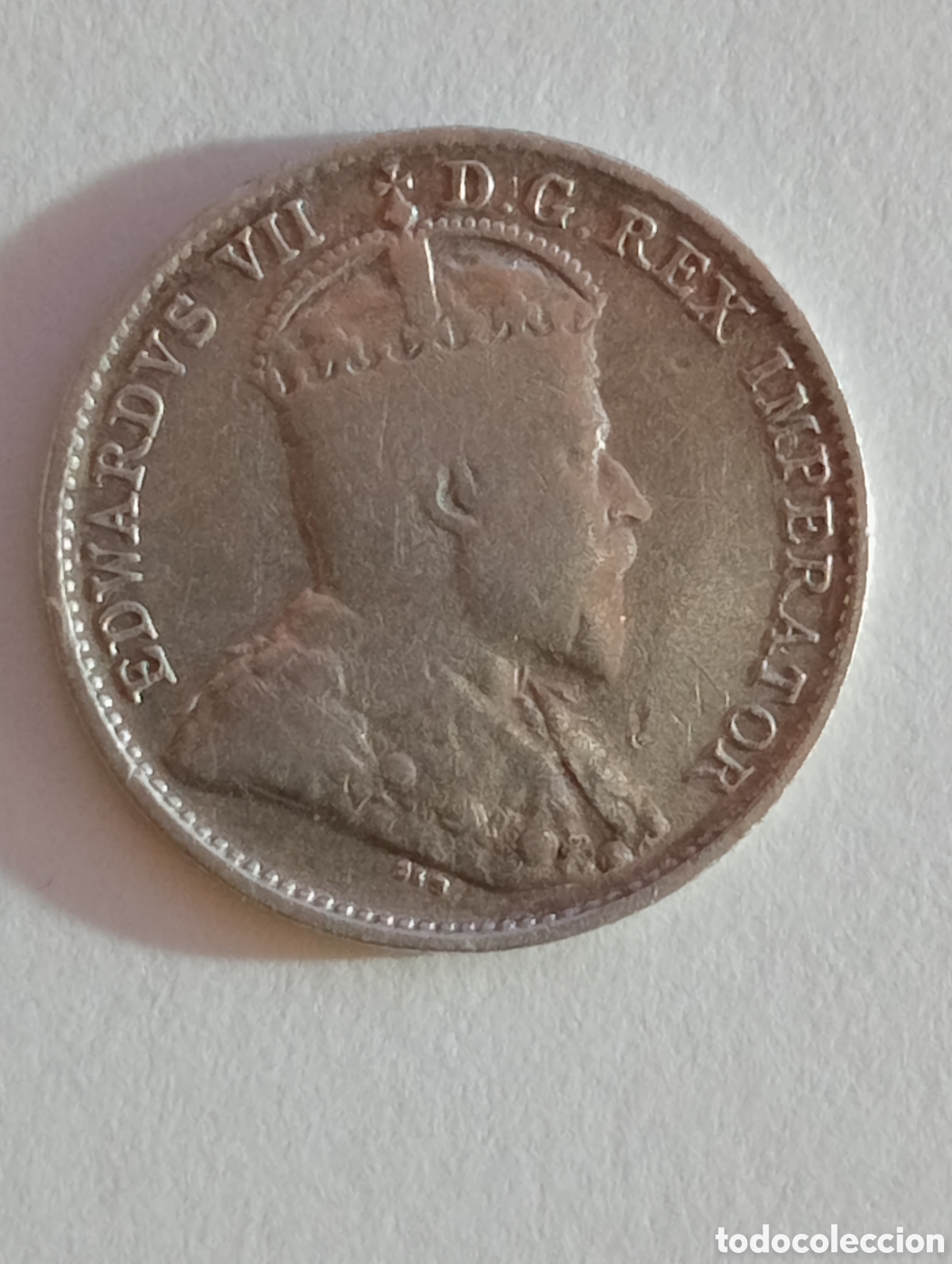 Monedas antiguas de Am&eacute;rica: CANADA 5CENT PLATA 1907 - Foto 1