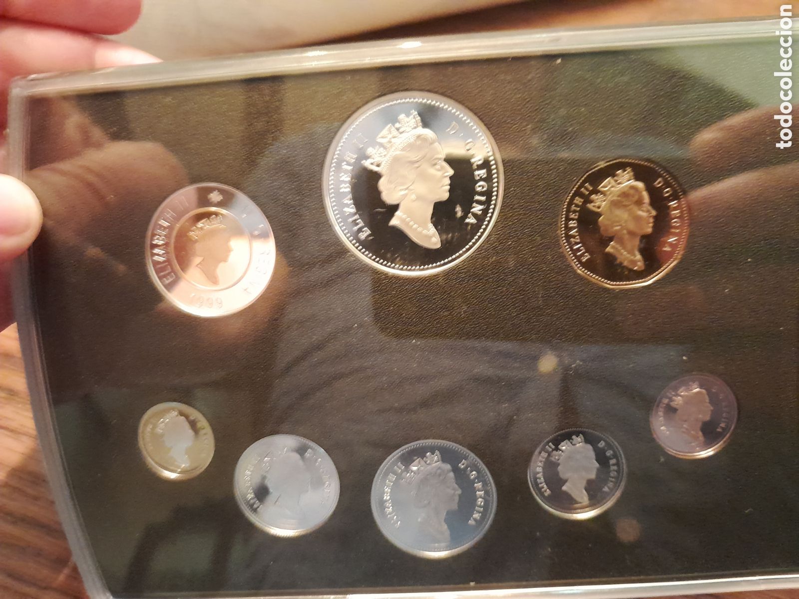 Monedas antiguas de Am&eacute;rica: Monedas Canada el d&oacute;lar es de plata - Foto 3