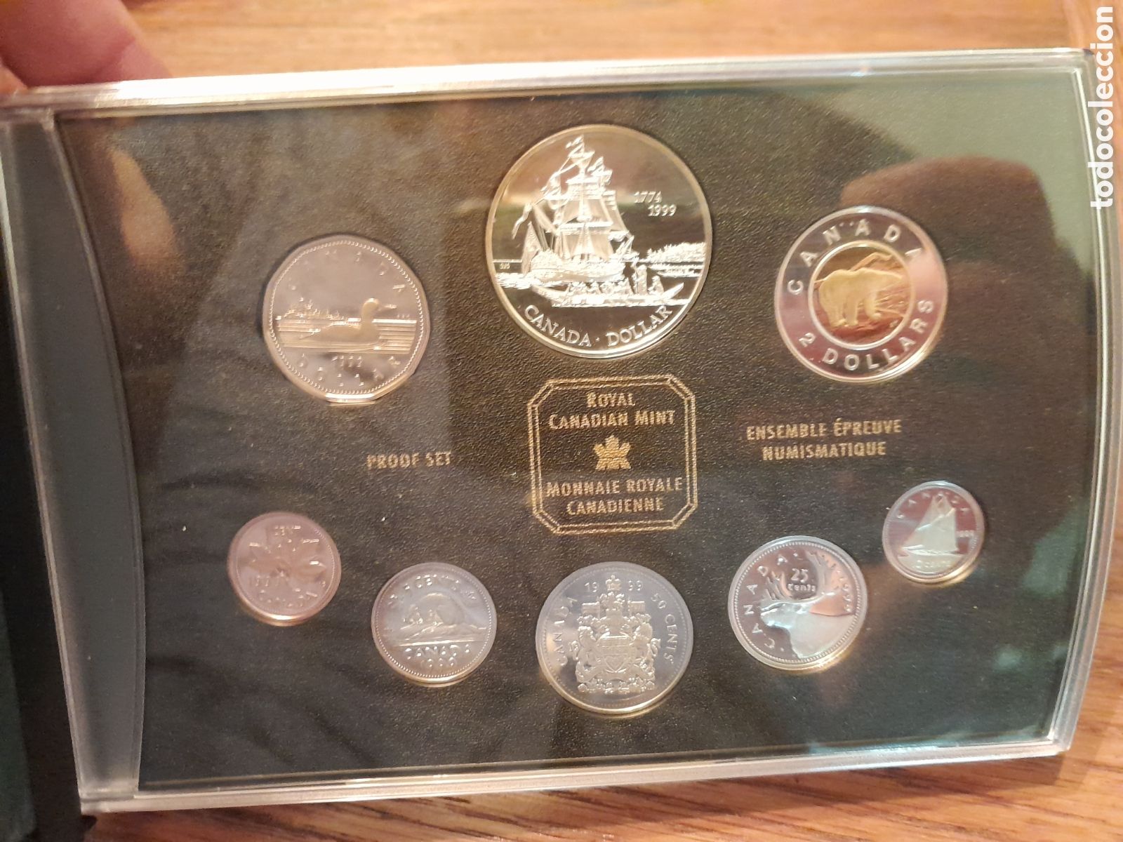 Monedas antiguas de Am&eacute;rica: Monedas Canada el d&oacute;lar es de plata - Foto 1
