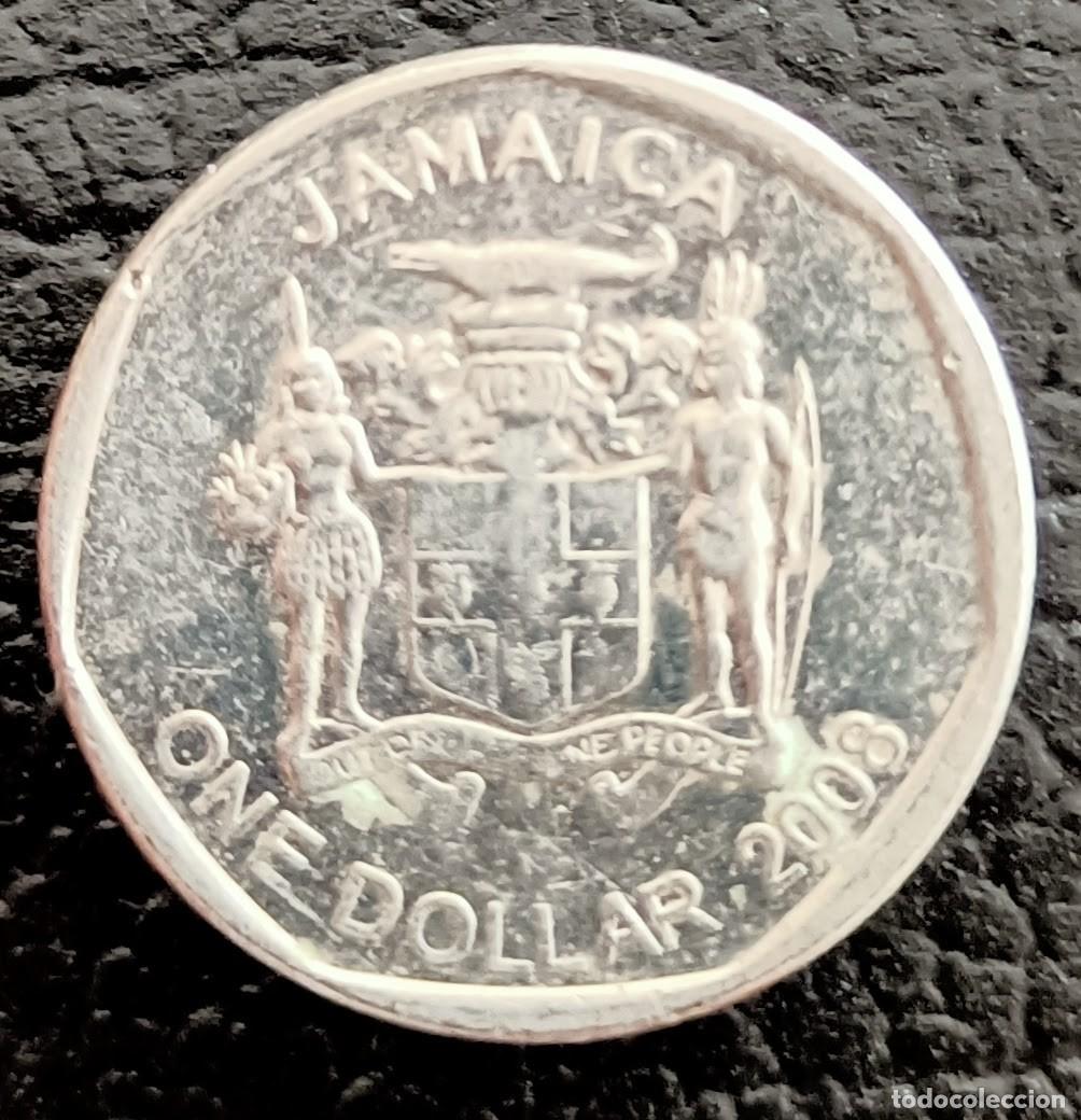 Monedas antiguas de Am&eacute;rica: 1 D&oacute;lar 2008 - Jamaica - Foto 1