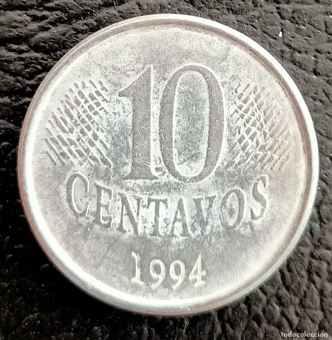 Monedas antiguas de Am&eacute;rica: 10 Centavos 1994 - Brasil - Foto 1