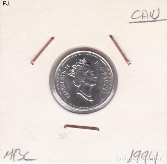 Monedas antiguas de Am&eacute;rica: Moneda 5 Cents 1994 Canad&aacute;. Mbc. - Foto 1