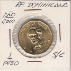Monedas antiguas de América: BONITA MONEDA - RP. DOMINICANA 1 PESO - AÑO 2000 S/C