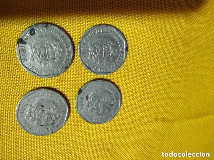 Monedas antiguas de Am&eacute;rica: 4 moneda Per&uacute; 1 nuevo sol - Foto 3