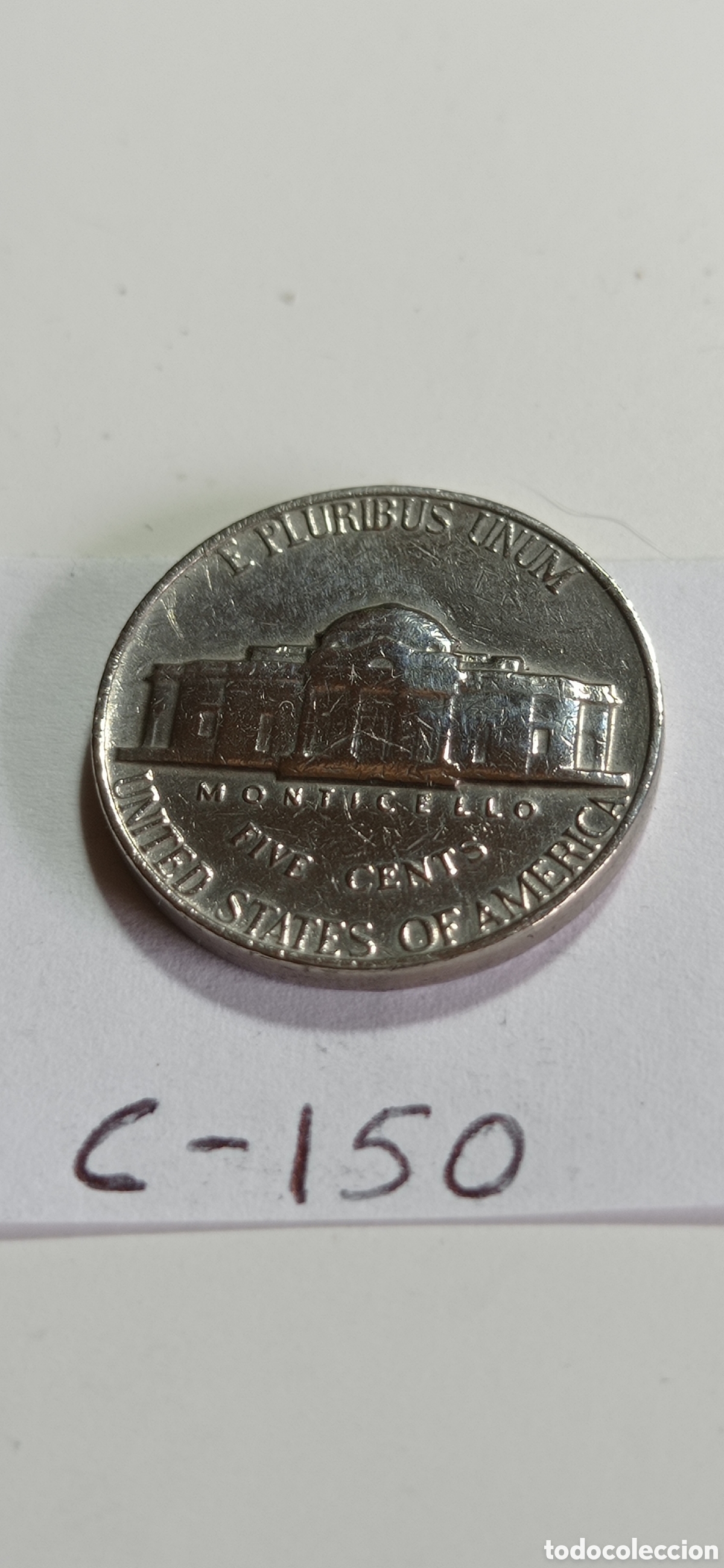 Monedas antiguas de Am&eacute;rica: MONEDA DE 5 CENTAVOS / DE EEUU - 1964 - Foto 2