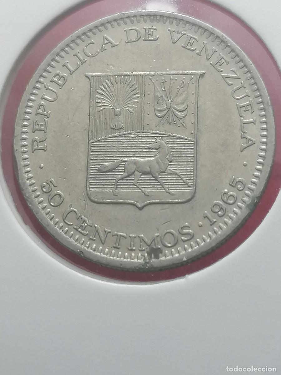 Monedas antiguas de Am&eacute;rica: VENEZUELA 50 CENTIMOS 1965 - Foto 1