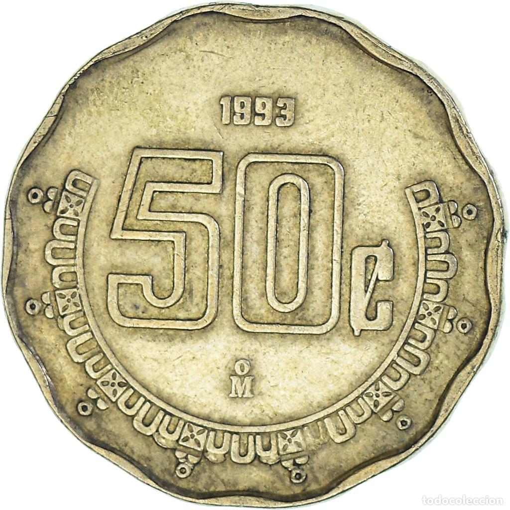 Monedas antiguas de Am&eacute;rica: [#1353800] Moneda, M&eacute;xico, 50 Centavos, 1993 - Foto 2