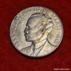 Monedas antiguas de América: MONEDA PLATA CUBA 1 PESO 1953 JOSE MARTI MBC+ ORIGINAL C26