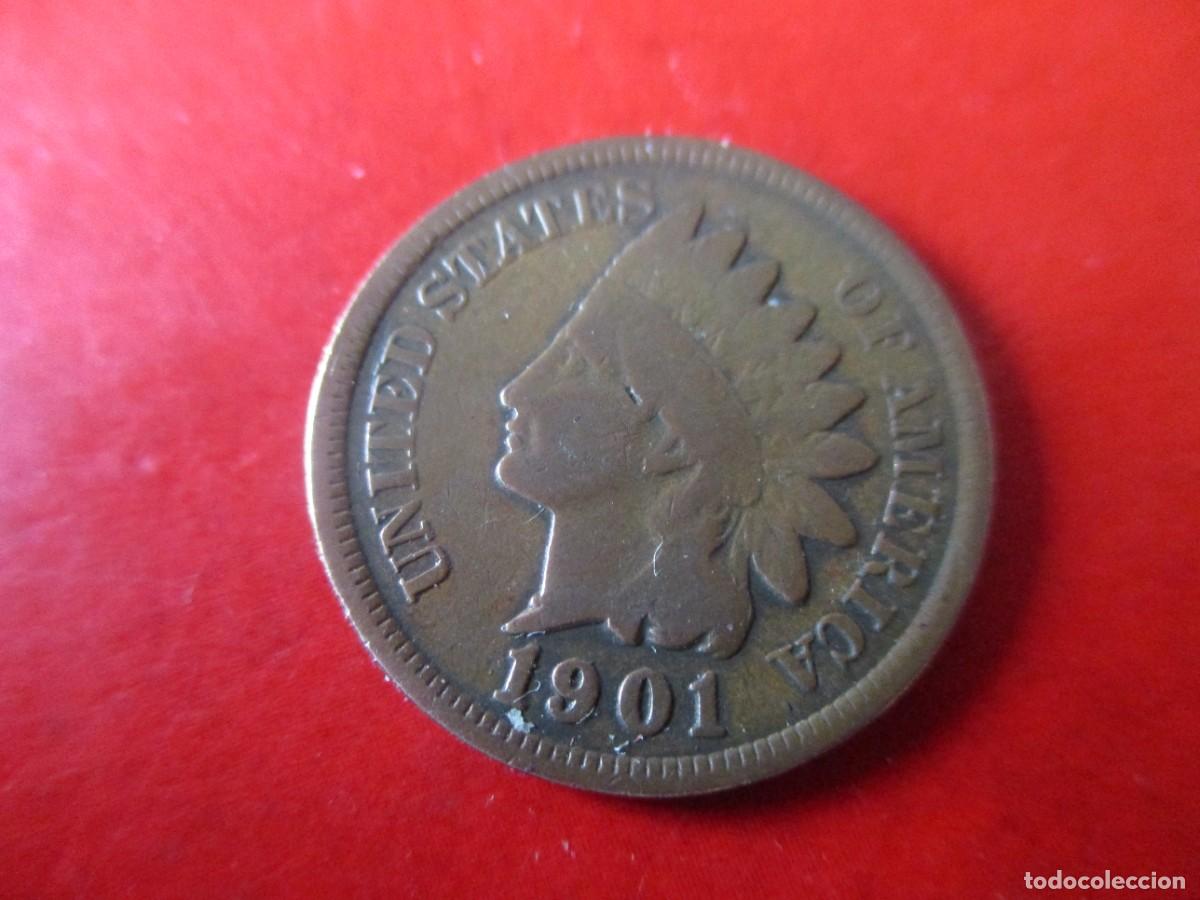 Monedas antiguas de Am&eacute;rica: Estados Unidos. centimo. 1901 - Foto 1