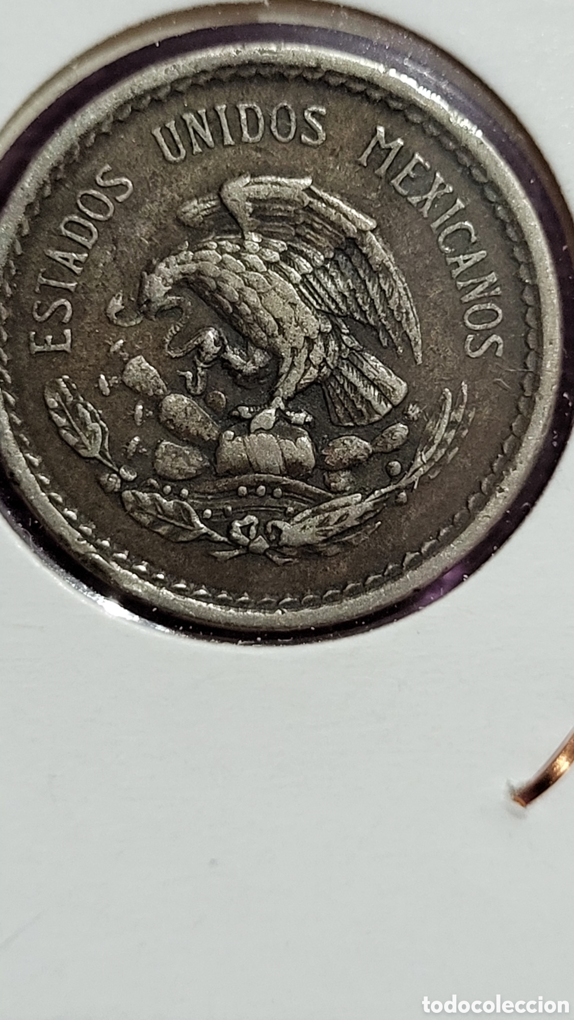 Monedas antiguas de Am&eacute;rica: Moneda 5 centavos M&eacute;xico 1937 - Foto 1