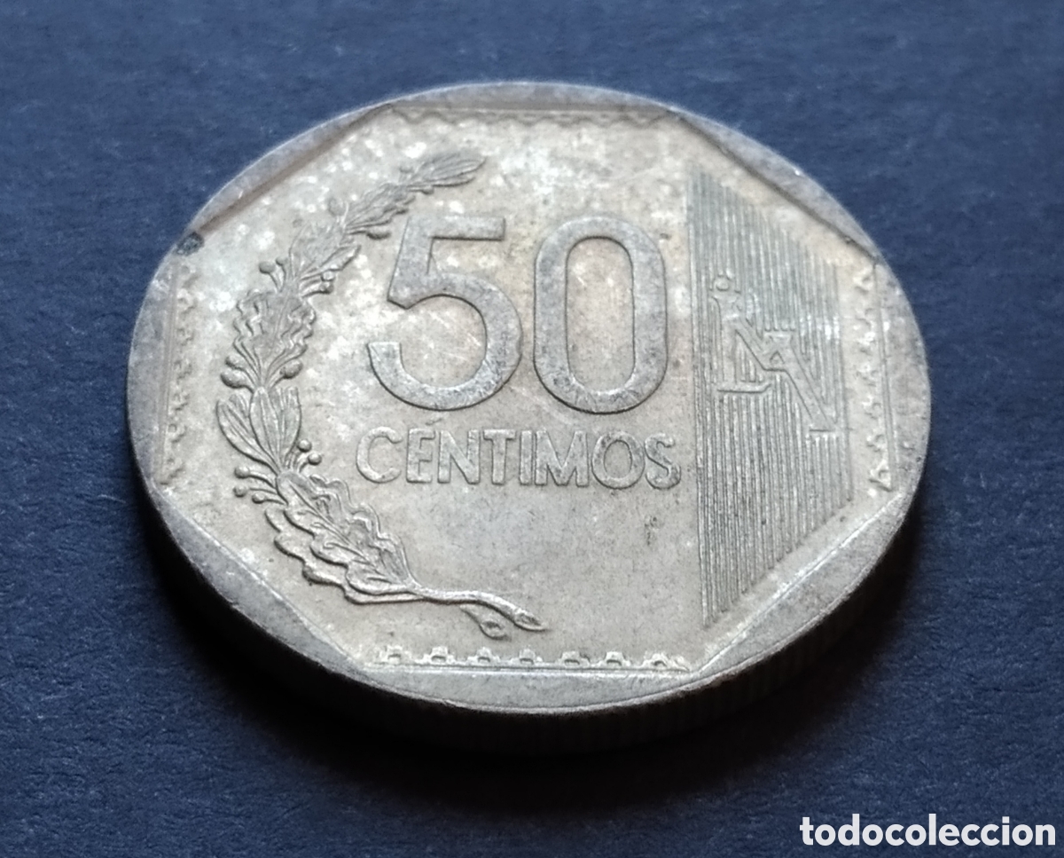 Monedas antiguas de Am&eacute;rica: MONEDA - PER&Uacute; 50 CENTIMOS 2014 - Foto 3