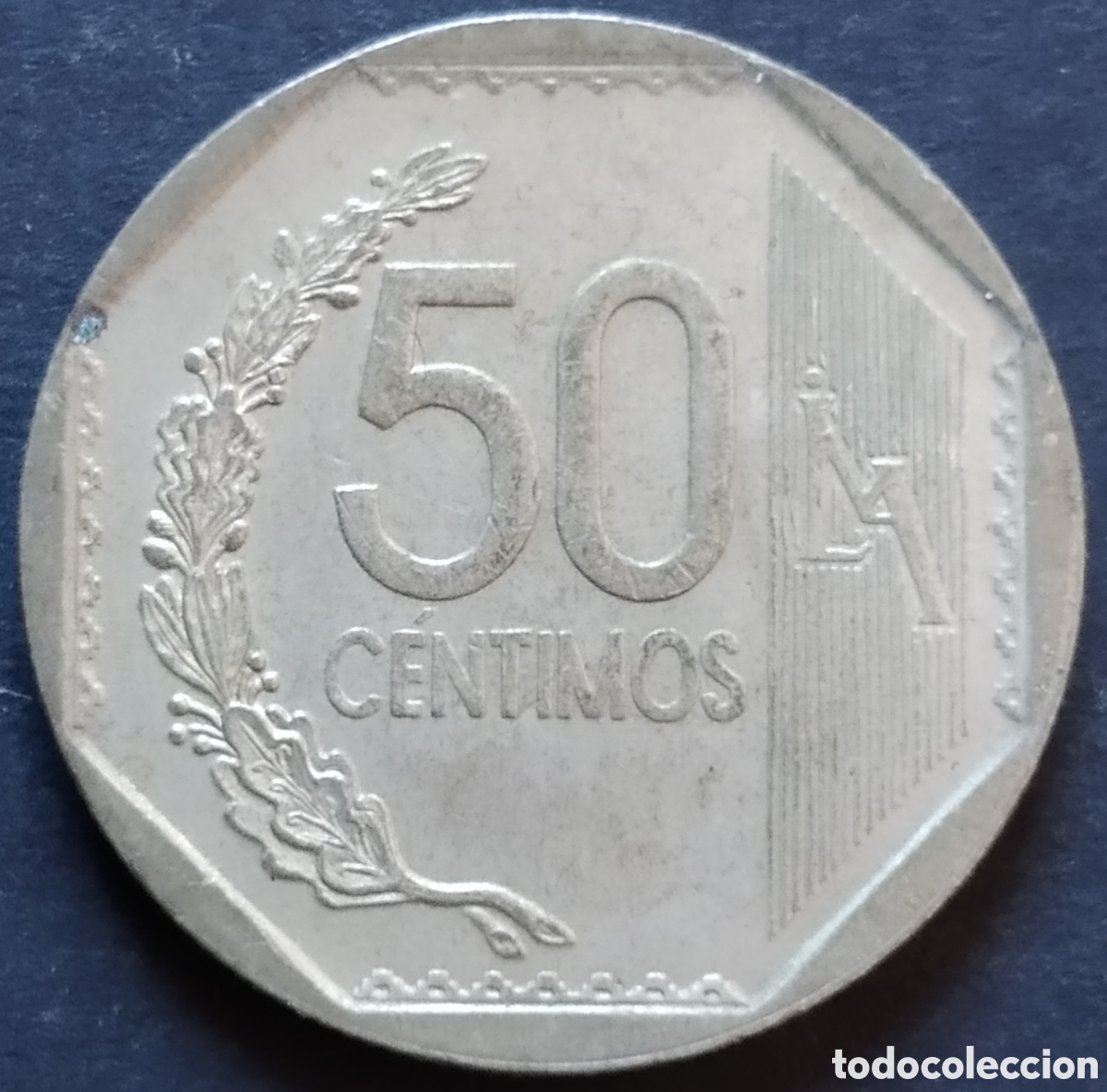 Monedas antiguas de Am&eacute;rica: MONEDA - PER&Uacute; 50 CENTIMOS 2014 - Foto 1