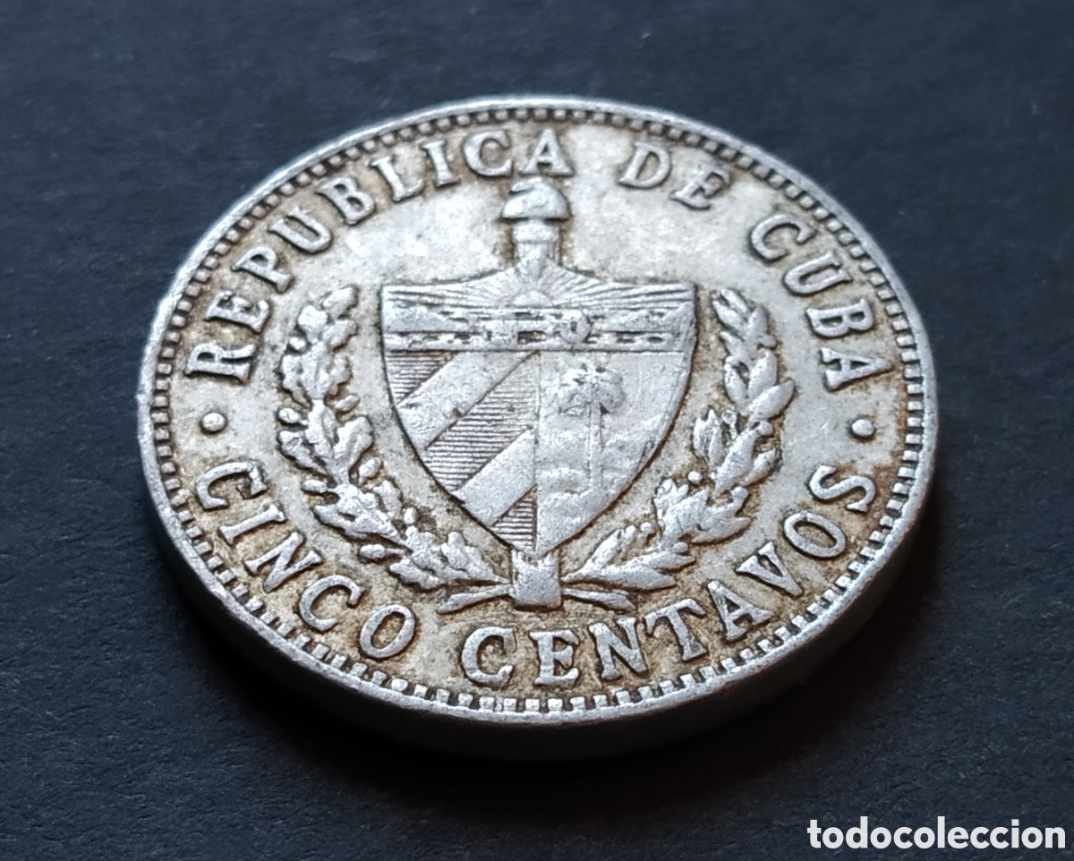 Monedas antiguas de Am&eacute;rica: MONEDA - CUBA 5 CENTAVOS 1968 - Foto 4