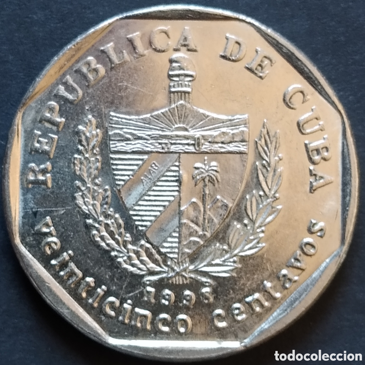Monedas antiguas de Am&eacute;rica: MONEDA - CUBA 25 CENTAVOS 1998 - Foto 2
