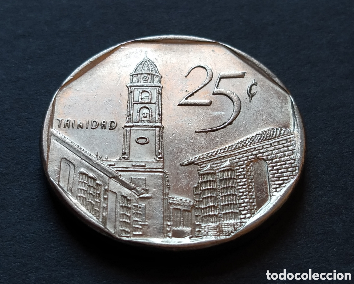 Monedas antiguas de Am&eacute;rica: MONEDA - CUBA 25 CENTAVOS 1998 - Foto 3