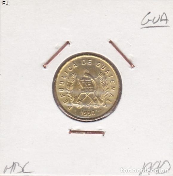 Monedas antiguas de Am&eacute;rica: Moneda 1 Centavo 1990 Guatemala. Mbc. - Foto 1