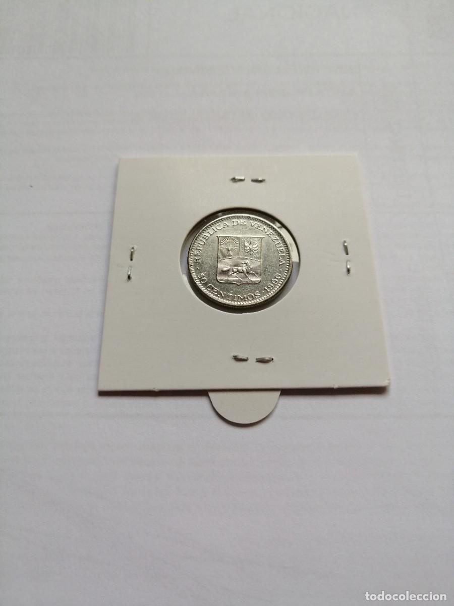 Monedas antiguas de Am&eacute;rica: Venezuela 50 Centimos 1990 SC - Foto 2