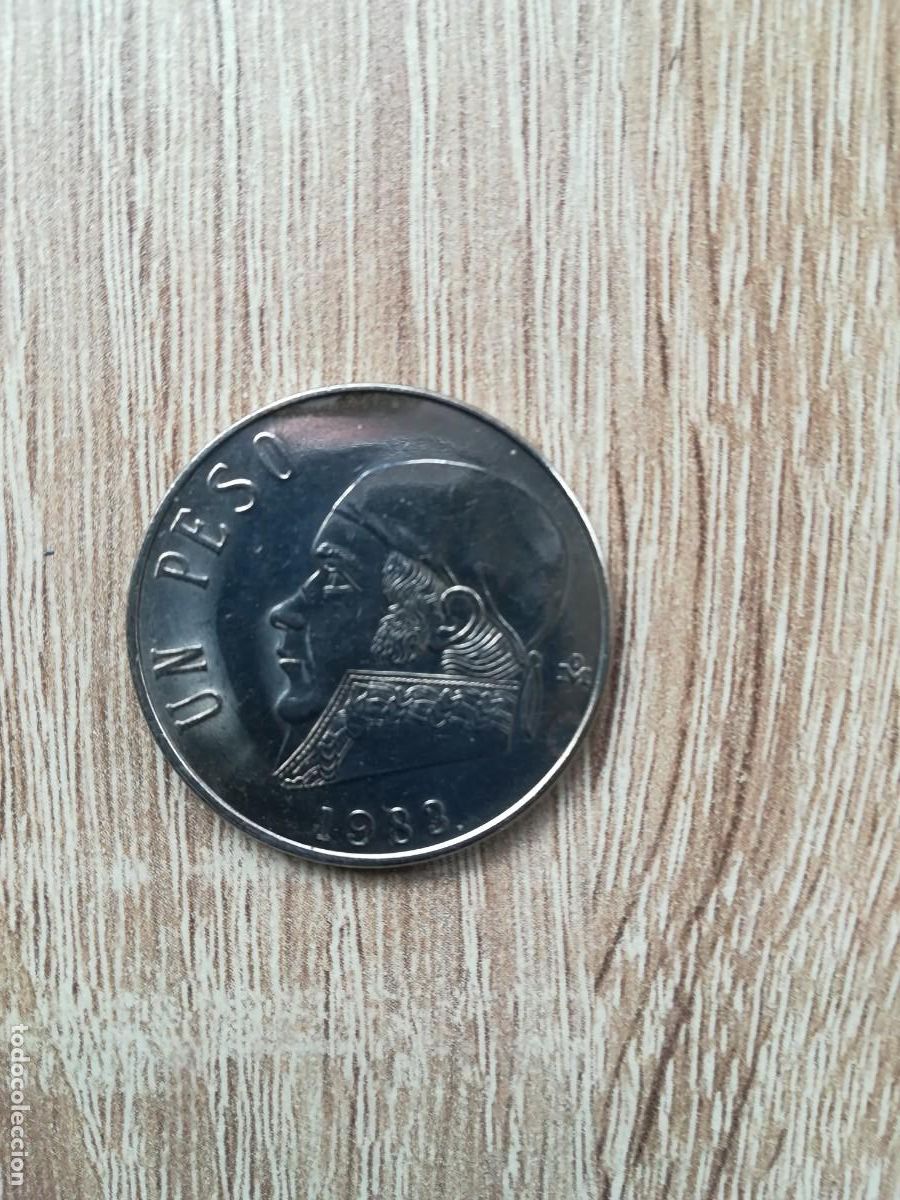 Old Coins of America: MONEDA UN PESO - M&Eacute;JICO - M&Eacute;XICO - A&Ntilde;O 1983.