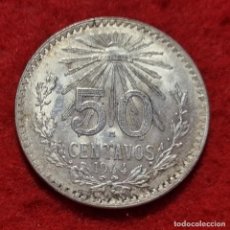 Monedas antiguas de América: MONEDA PLATA MEXICO 50 CENTAVOS 1944 EBC ORIGINAL C27