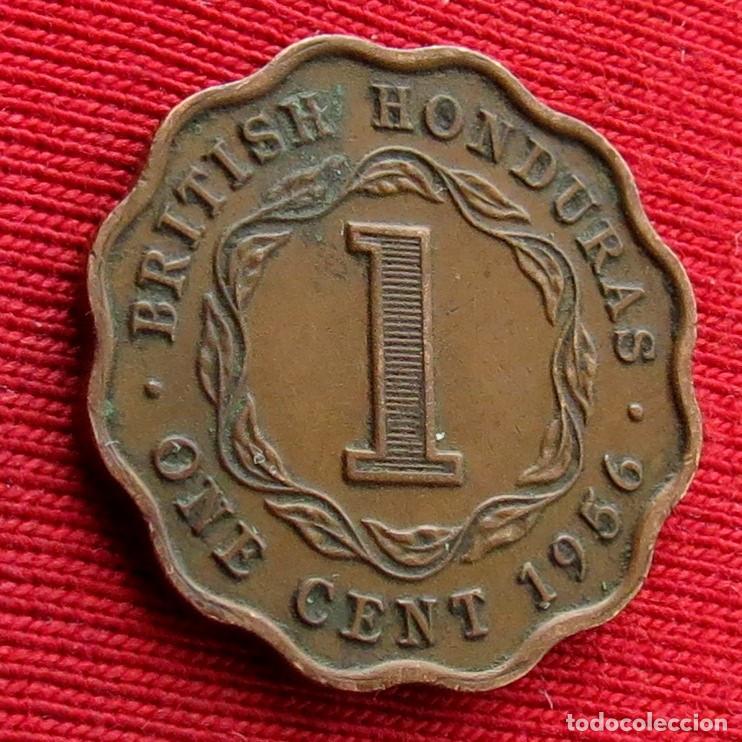 Monnaies anciennes d'Am&eacute;rique: Honduras Britanica 1 cent 1956 british belice