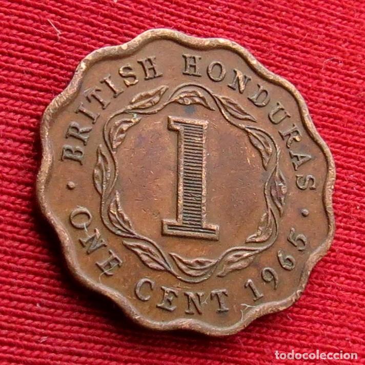 Monnaies anciennes d'Am&eacute;rique: Honduras Britanica 1 cent 1965 british belice