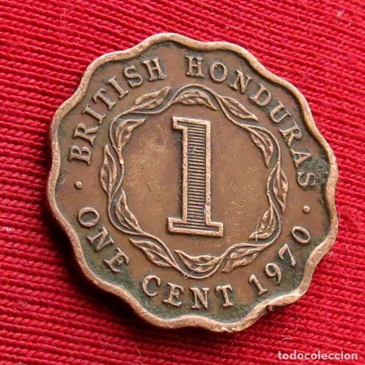 Monnaies anciennes d'Am&eacute;rique: Honduras Britanica 1 cent 1970 british belice