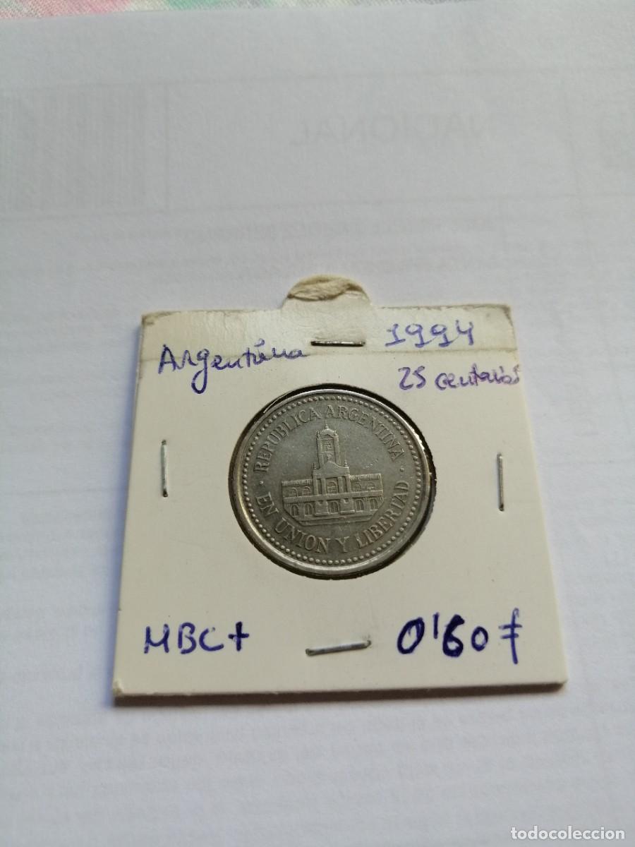 Monedas antiguas de Am&eacute;rica: Argentina 25 Centavos 1994 - Foto 1