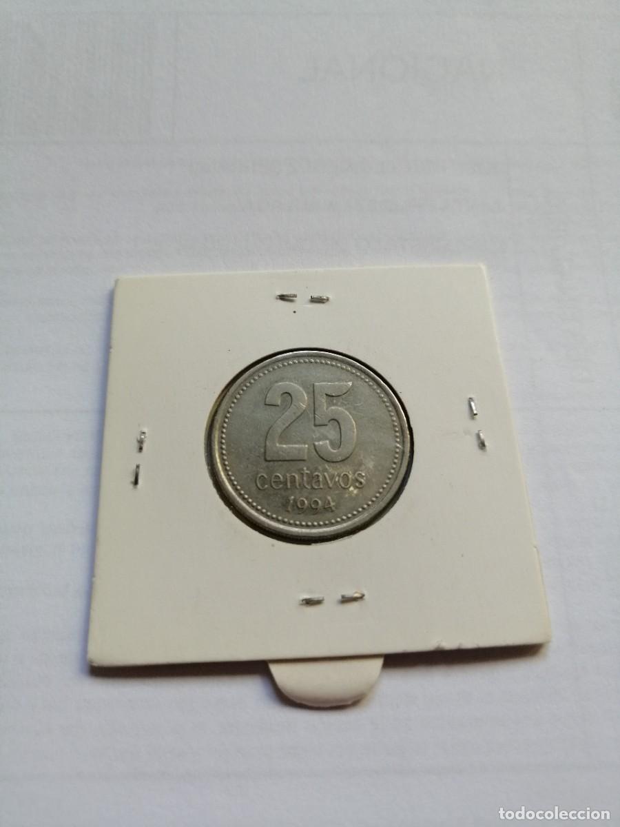 Monedas antiguas de Am&eacute;rica: Argentina 25 Centavos 1994 - Foto 2