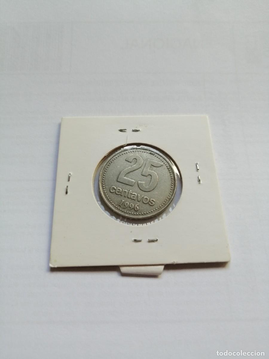 Monedas antiguas de Am&eacute;rica: Argentina 25 Centavos 1996 - Foto 2