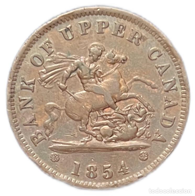 Monedas antiguas de Am&eacute;rica: CANAD&Aacute;. 1 PENIQUE. 1.854 - Foto 1