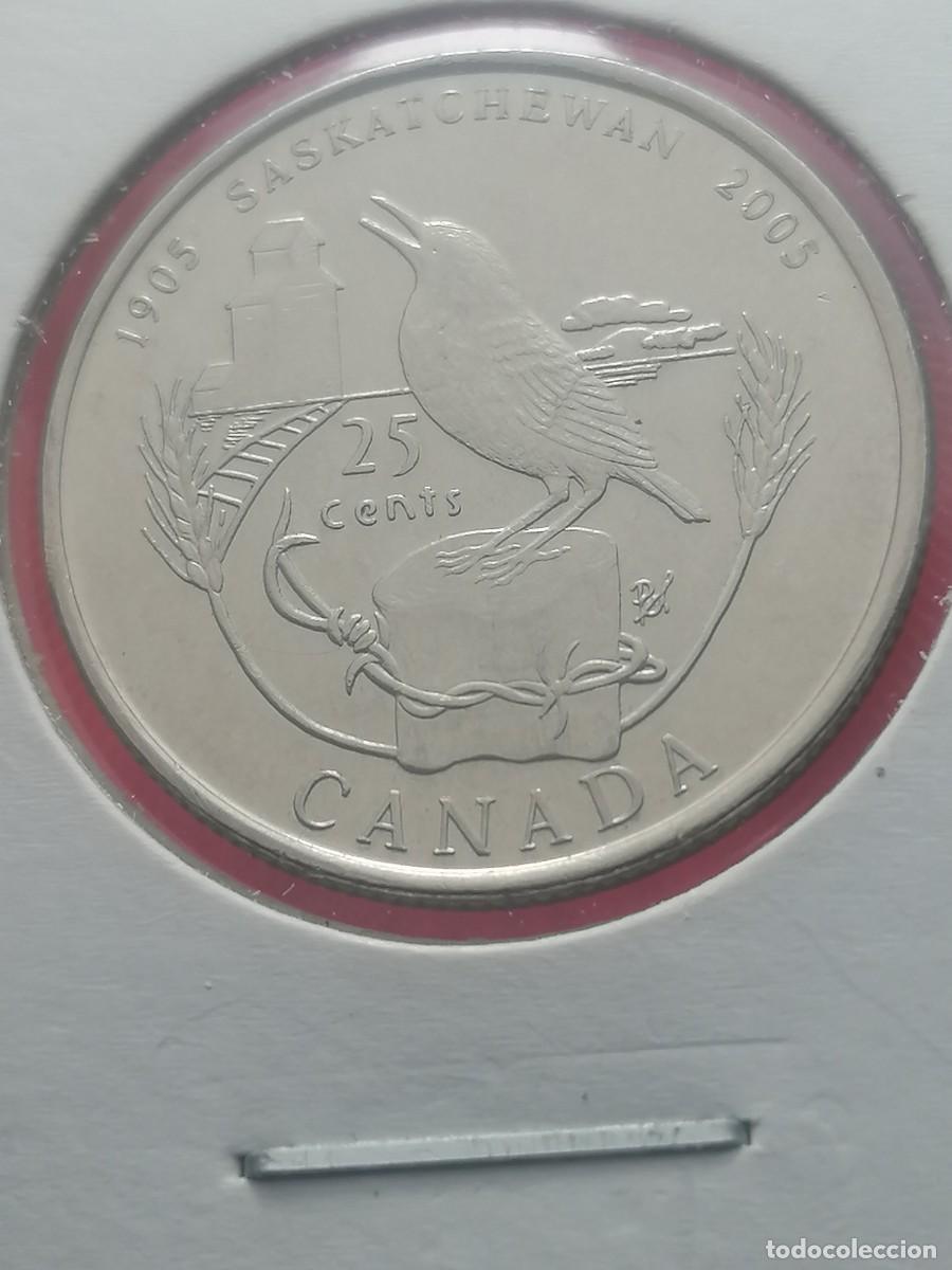 Monedas antiguas de Am&eacute;rica: CANADA 25 CENTS 2005 SASKATCHEWAN - Foto 1
