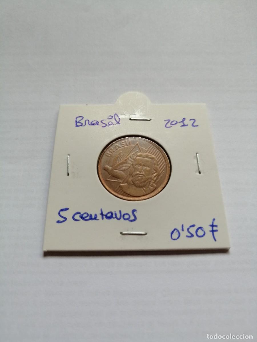 Monedas antiguas de Am&eacute;rica: Brasil 5 Centavos 2012 - Foto 1