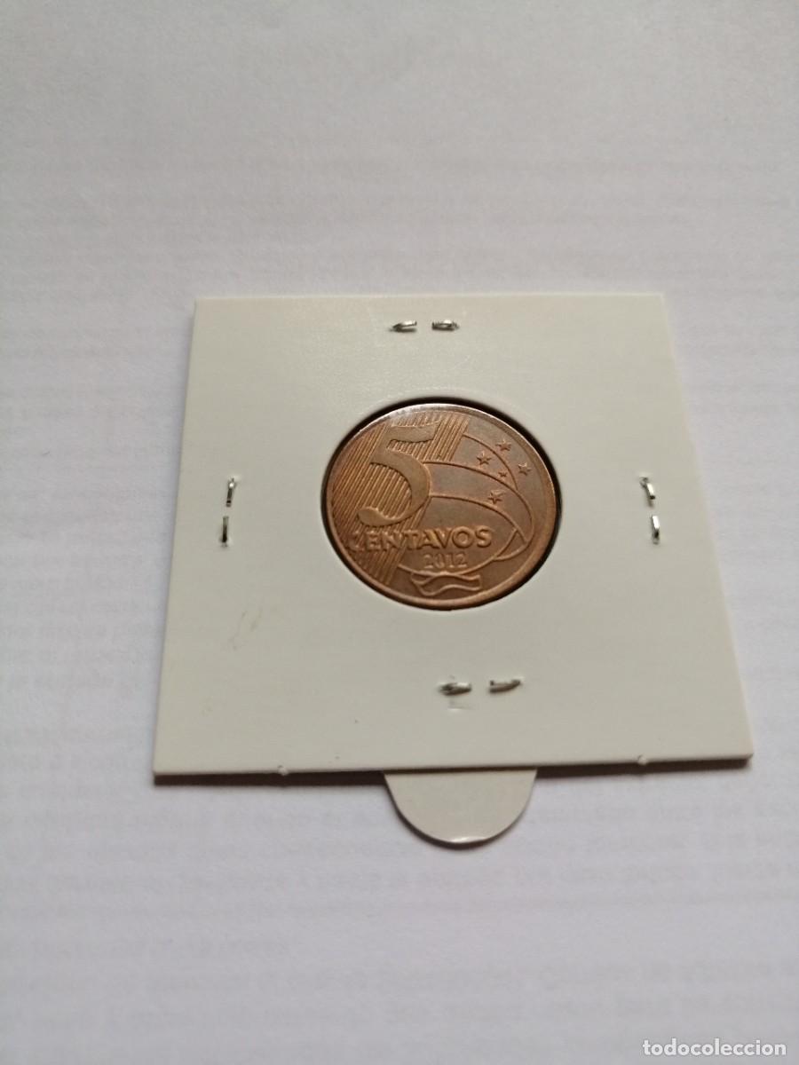 Monedas antiguas de Am&eacute;rica: Brasil 5 Centavos 2012 - Foto 2