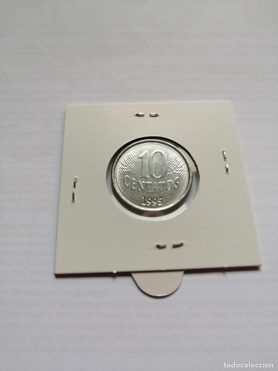 Monedas antiguas de Am&eacute;rica: Brasil 10 Centavos 1995 - Foto 2