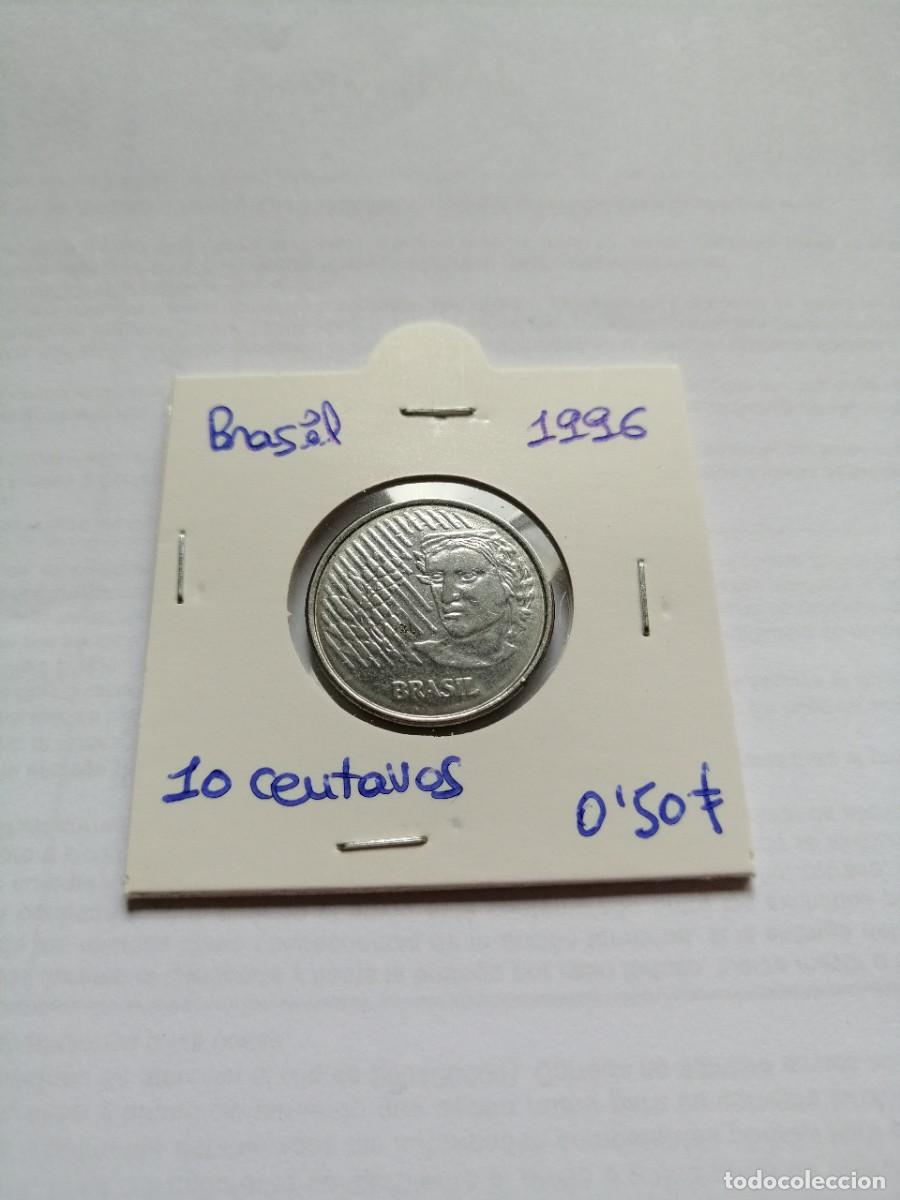Monedas antiguas de Am&eacute;rica: Brasil 10 Centavos 1996 - Foto 1