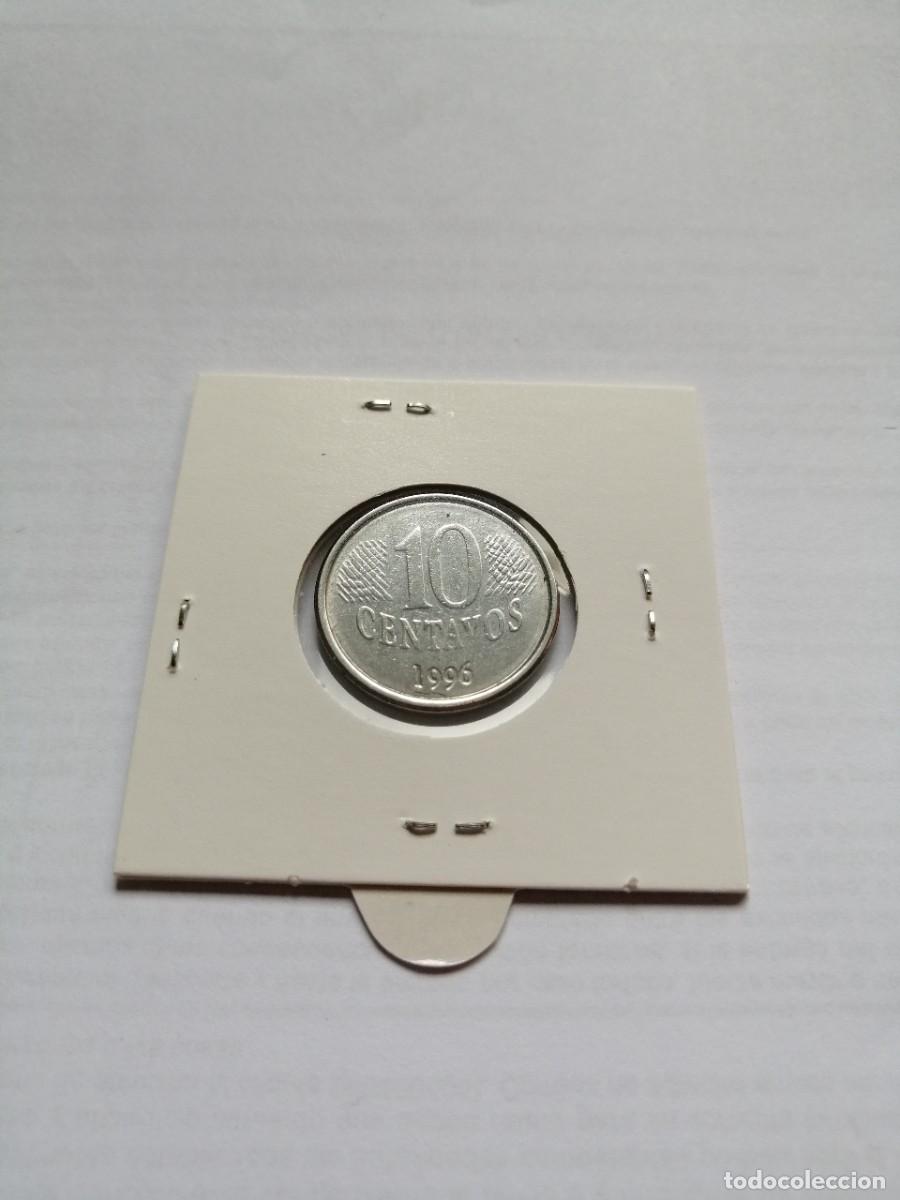 Monedas antiguas de Am&eacute;rica: Brasil 10 Centavos 1996 - Foto 2