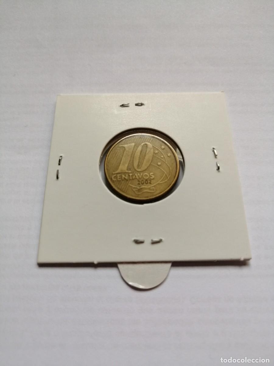 Monedas antiguas de Am&eacute;rica: Brasil 10 Centavos 2002 - Foto 2