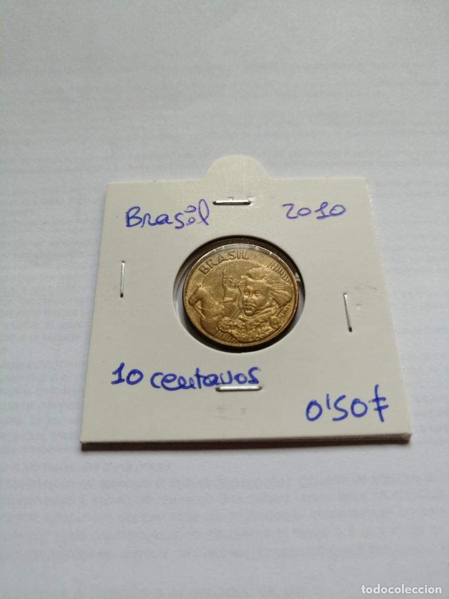 Monedas antiguas de Am&eacute;rica: Brasil 10 Centavos 2010 - Foto 1