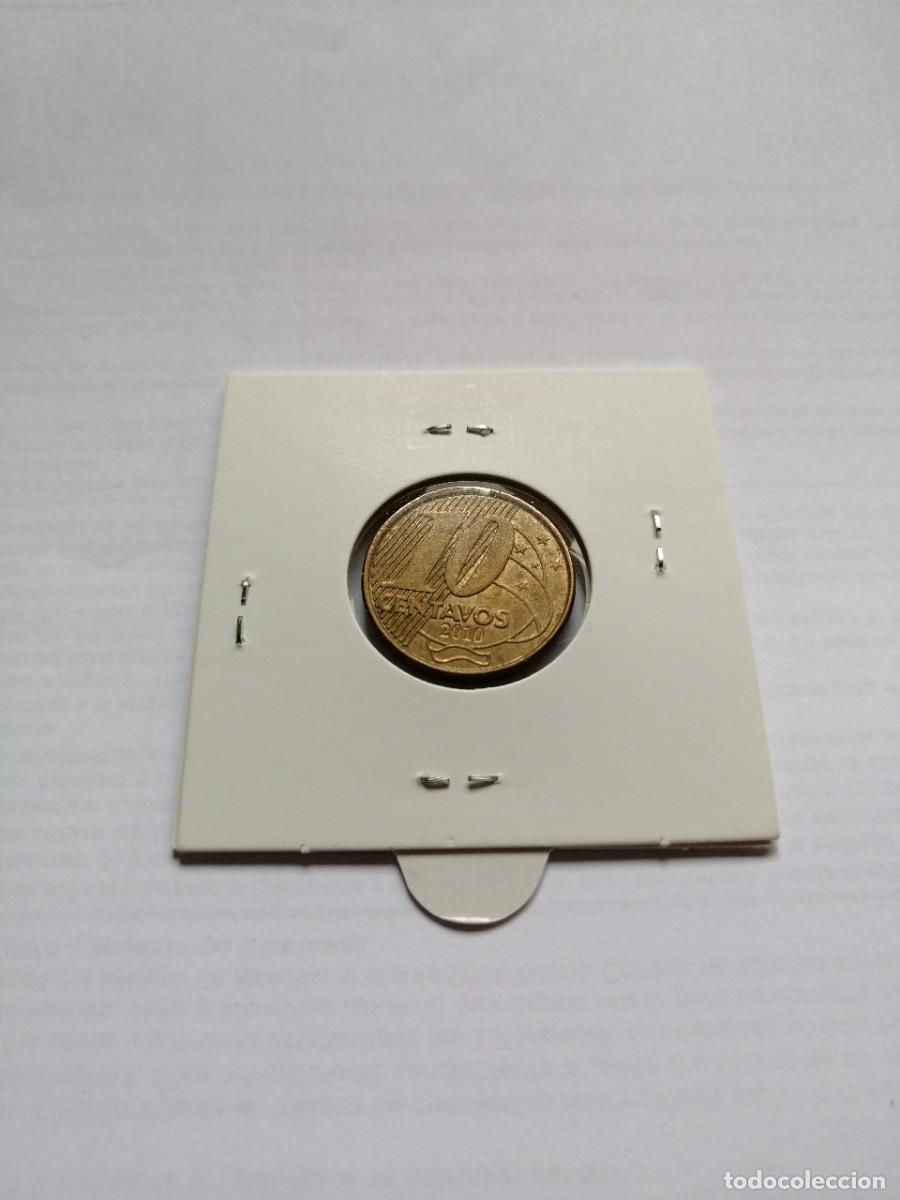 Monedas antiguas de Am&eacute;rica: Brasil 10 Centavos 2010 - Foto 2