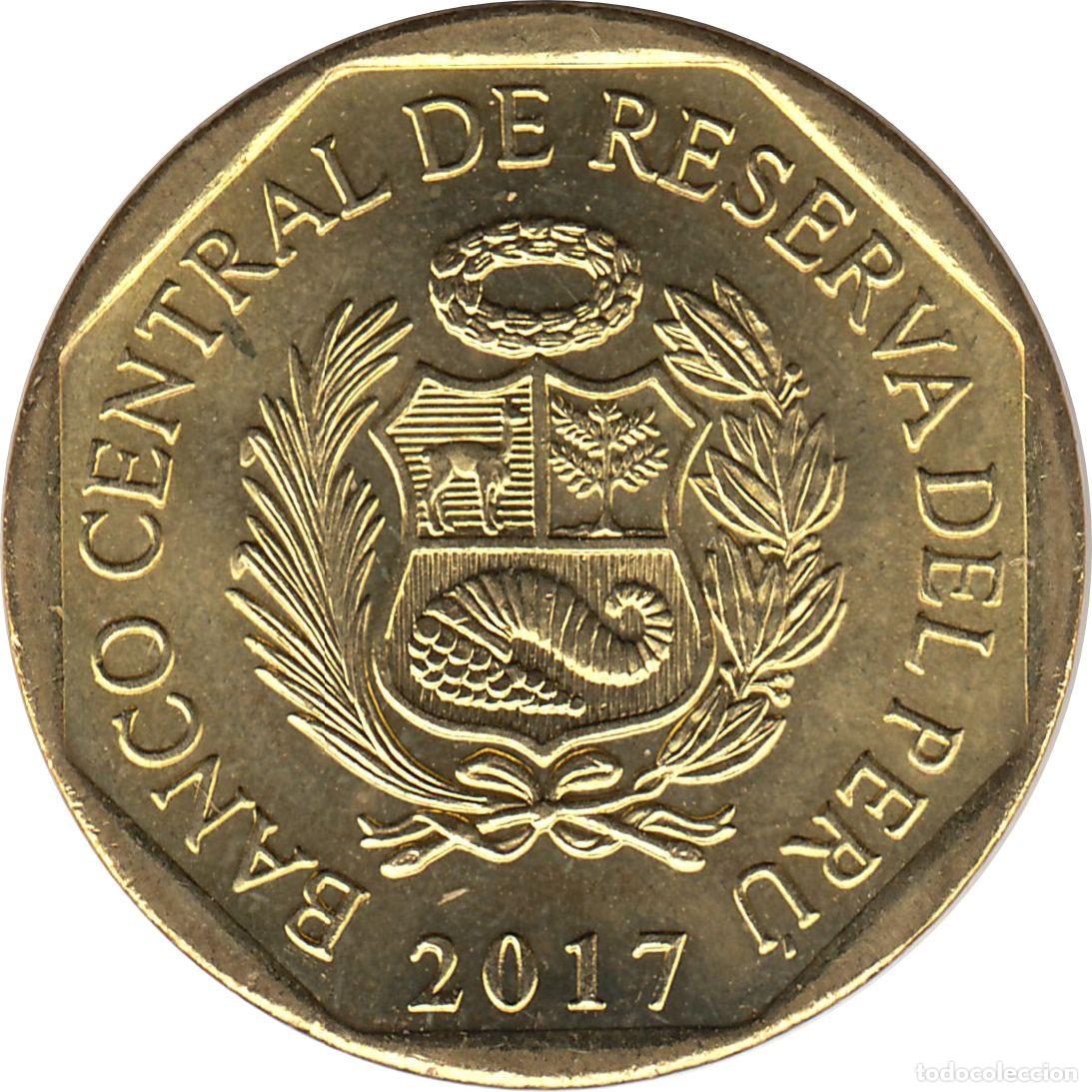 Monedas antiguas de Am&eacute;rica: PER&Uacute; 20 C&eacute;ntimos 2017 KM#306.4 UNC - Foto 1