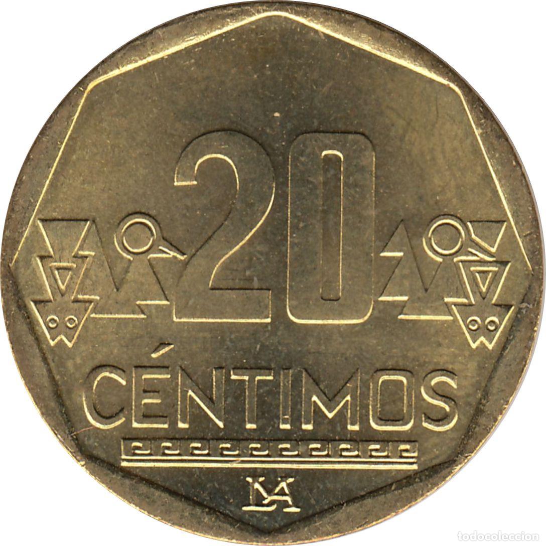 Monedas antiguas de Am&eacute;rica: PER&Uacute; 20 C&eacute;ntimos 2017 KM#306.4 UNC - Foto 2
