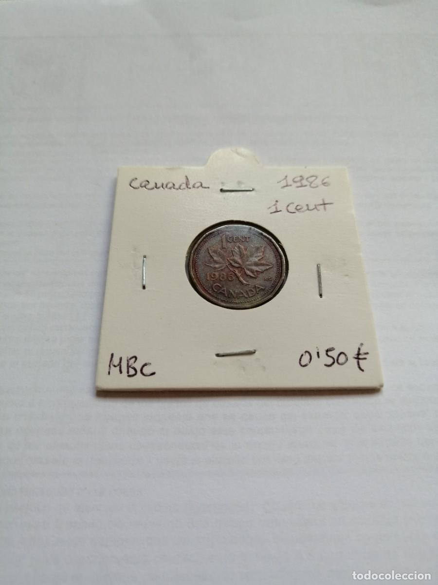 Monedas antiguas de Am&eacute;rica: Canad&aacute; 1 Cent 1986 - Foto 1
