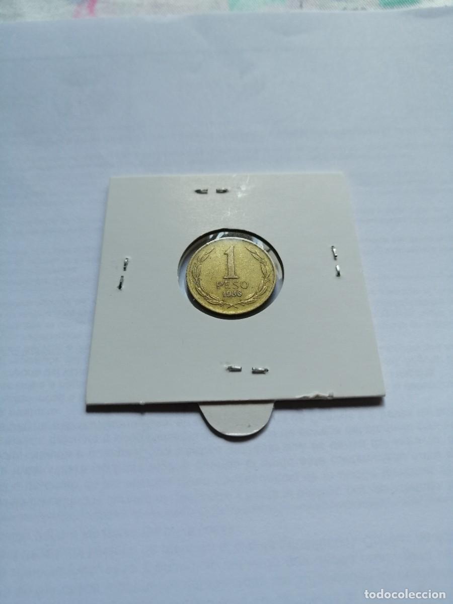 Monedas antiguas de Am&eacute;rica: Chile 1 Peso 1986 - Foto 2