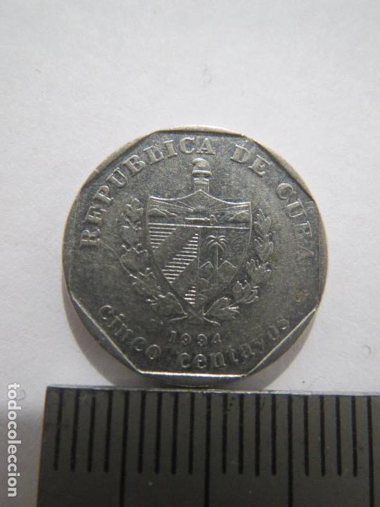 Monedas antiguas de Am&eacute;rica: MONEDA 5 CENTAVOS CUBA 1994 USADA (1) - Foto 1