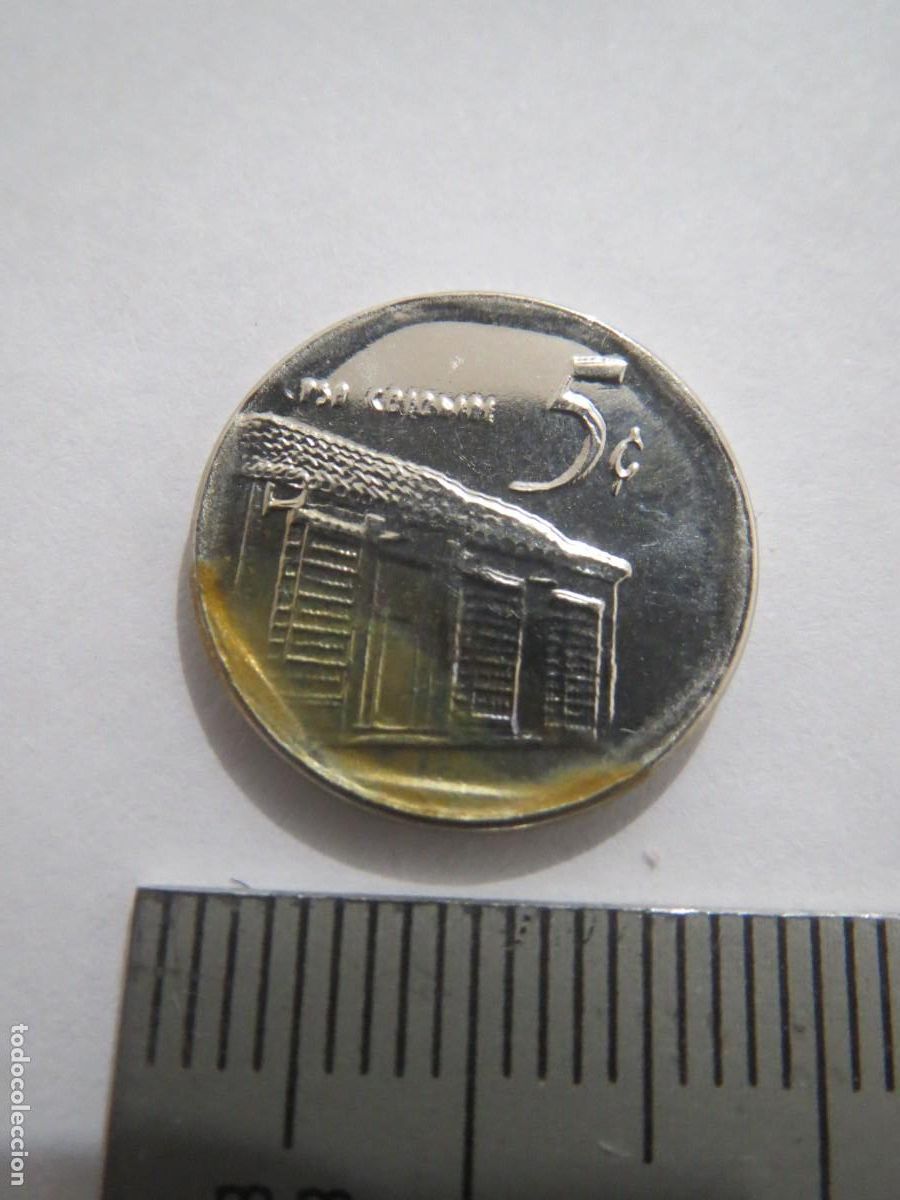 Monedas antiguas de Am&eacute;rica: MONEDA 5 CENTAVOS CUBA 2013 USADA (1) - Foto 2
