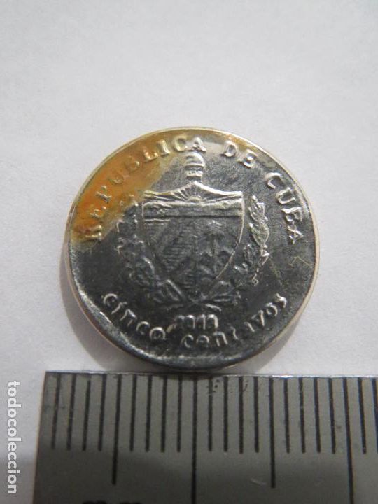 Monedas antiguas de Am&eacute;rica: MONEDA 5 CENTAVOS CUBA 2013 USADA (1) - Foto 1
