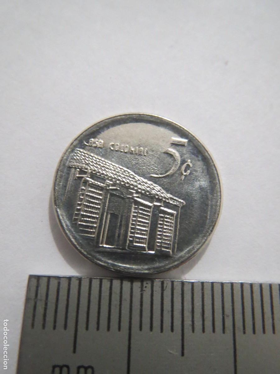 Monedas antiguas de Am&eacute;rica: MONEDA 5 CENTAVOS CUBA 2013 USADA (2) - Foto 2