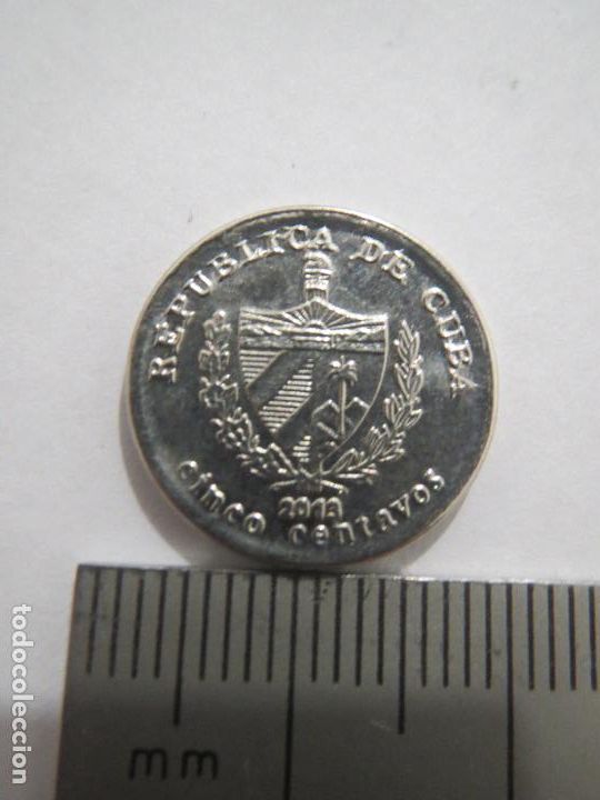 Monedas antiguas de Am&eacute;rica: MONEDA 5 CENTAVOS CUBA 2013 USADA (2) - Foto 1
