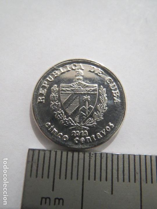 Monedas antiguas de Am&eacute;rica: MONEDA 5 CENTAVOS CUBA 2013 USADA (3) - Foto 1