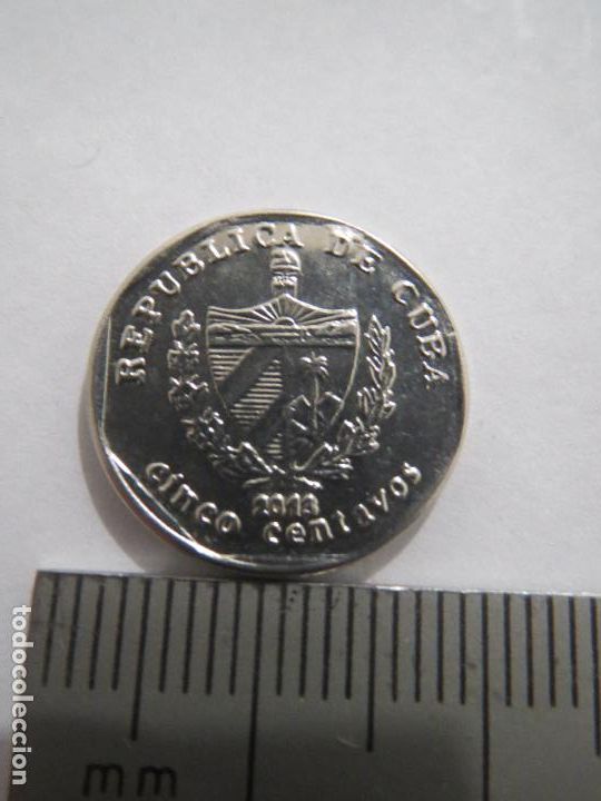 Monedas antiguas de Am&eacute;rica: MONEDA 5 CENTAVOS CUBA 2013 USADA (4) - Foto 1